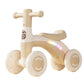🚲🚼4-Wheel Light-Up Balance Bike for Toddlers with Music
