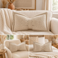 🎀 50% OFF NOW! 🛋️ Soft Chenille Bow-Shaped Throw Pillow – Ultra-soft, plush & decorative – Perfect for sofas, beds & cozy corners ✨