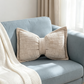 🎀 50% OFF NOW! 🛋️ Soft Chenille Bow-Shaped Throw Pillow – Ultra-soft, plush & decorative – Perfect for sofas, beds & cozy corners ✨