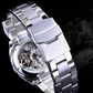 ⏳Time-Limited Special⏰Skeleton Automatic Watch – See The Movement, Feel The Craft – Self-Winding, Gold-Tone, Dress-Casual Style for Every Occasion 💼