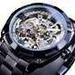 ⏳Time-Limited Special⏰Skeleton Automatic Watch – See The Movement, Feel The Craft – Self-Winding, Gold-Tone, Dress-Casual Style for Every Occasion 💼