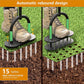 🌱 Heavy-Duty Manual Lawn Coring Aerator – Carbon Steel Soil Plug Aerator with Spring Ejection