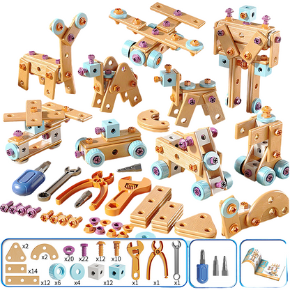 ⏳Time-Limited Special⏰Children's Educational DIY Toy Tool Kit-Build More. Learn More. Play Creatively