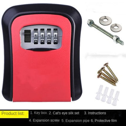 🔐 Secure 4-Digit Combination Key Case | Wall-Mounted & Waterproof 🌧️