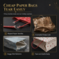 🎉 2026 Sale — Over 12,000 Sold!🎄 Black Non‑Woven Christmas Gift Tote Bag‑Gold Foil Reusable Holiday Packaging Bag ✨
