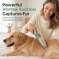Low Noise Pet Grooming Kit with Vacuum Electric Hair Clippers and Complete Shedding Tool Set