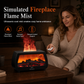 🔥 50% OFF NOW! 💨 Fireplace Flame Humidifier – Aromatherapy Diffuser, Music Sync Light & Whisper Quiet – For Bedroom, Office & Yoga 🌙