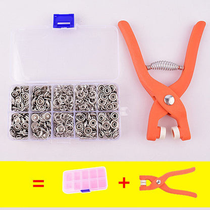 🧷LIMITED-TIME 50% OFF! ⏰ Sew-Free Snap Fastener Plier Kit — No Needle, No Thread