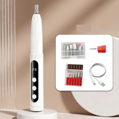 🌸 50% OFF NOW! 🌸 Portable Electric Nail Drill Machine – Cordless, Adjustable Speed, Replaceable Drill Bits