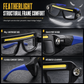 USB Rechargeable Double Sided Clip On Glasses Light for Outdoor Hiking and Reading