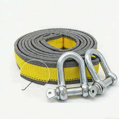 📢📢50% OFF! 💪8-Ton Tow Rope with U-Shackle Hooks – Be Ready For Unexpected Roadside Emergencies🚗