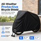 🚲 LIMITED-TIME 50% OFF!🌧️ Waterproof Dustproof 190T Bicycle Cover – UV Protection, Windproof, Outdoor Bike Shield ✨