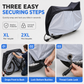 🚲 LIMITED-TIME 50% OFF!🌧️ Waterproof Dustproof 190T Bicycle Cover – UV Protection, Windproof, Outdoor Bike Shield ✨