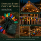 Battery Operated Strawberry String Lights with 8 Lighting Modes for Christmas Halloween Garden Yard Decoration