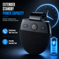SP11 Car Sun Visor Bluetooth Hands Free Speakerphone with Vibration Activated Auto Power On A2DP Support and Caller ID Voice Prompt