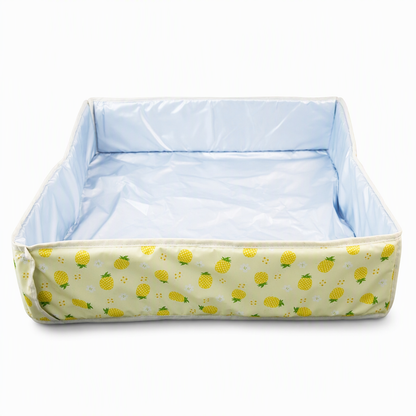 Waterproof Bird Cage Bottom Splash Guard and Seed Catcher 60x60cm Dustproof Cover for Parrots Budgies and Cockatiels