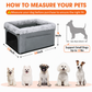 🐶🚗 Secure Travel Pet Bed – 50% OFF! Heavy-duty metal frame, waterproof Oxford fabric, safety leash – protects your dog & seats. 🛡️