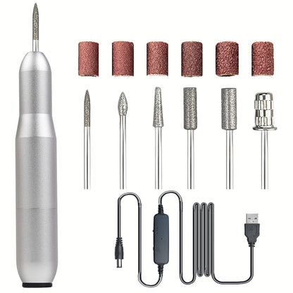 Portable USB Electric Nail Drill Pen for Manicure