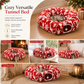 Christmas Series Donut Cat Tunnel Bed Removable and Washable Pet Cushion Bed Play Mat for Cats
