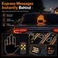 Interactive LED Car Gesture Light with Remote Control Finger Palm Warning Light for Vehicle Rear Window