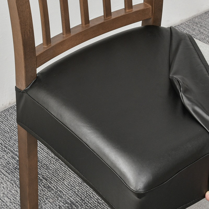 🪑 50% OFF! ✨ Waterproof Stretch PU Leather Dining Chair Seat Cover 💧