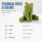Ceramic Sea Turtle Starfish and Frog Aquarium Ornaments Marine Life Fish Tank for Micro Landscape