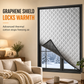 Graphene Thermal Insulated Window Curtain for Winter Windproofing