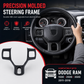 Car Steering Wheel Cover Trim Interior Decoration Accessories for 1500 2500 3500 Pickup Trucks