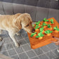 🥕 Carrot Plush Dog Toy – Interactive Pull-Out Carrot Patch Mat for Playful Pups