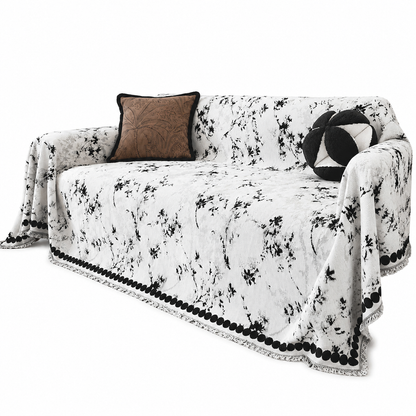 French Style Chenille Sofa Cover Cat Scratch Resistant Universal Couch Slipcover Throw Blanket