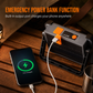 Solar Rechargeable LED Work Light & Portable Camping Lantern
