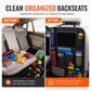 Oxford Cloth Car Seat Back Organizer Storage Bag with Tablet Holder Pocket