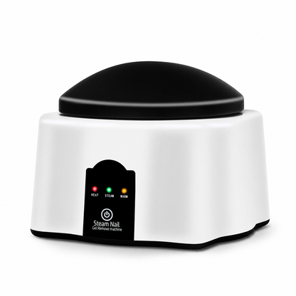 36W Professional Steam Nail Polish Remover Machine for Quick and Gentle Gel Acrylic Nail Removal