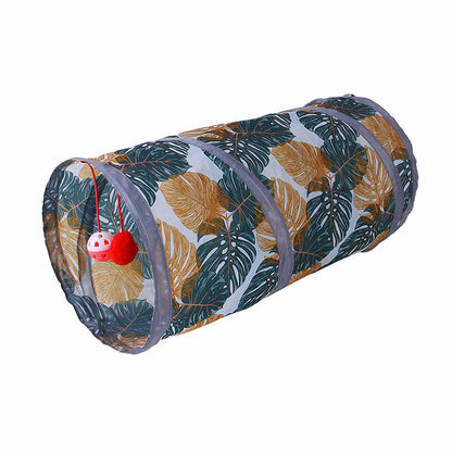 Colorful Collapsible Cat Tunnel