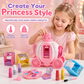 Pink Kids Makeup Kit for Girls Childrens Cosmetics Toy Set with Makeup Box Birthday Gift for Little Princess