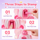 Pink Kids Makeup Kit for Girls Childrens Cosmetics Toy Set with Makeup Box Birthday Gift for Little Princess