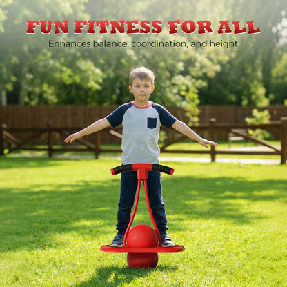 Elastic Jumping Ball with Handle for Kids & Adults