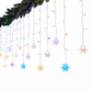 ❄️ 50% OFF! ✨ LED Snowflake Curtain Lights – Waterproof & festive décor ✨