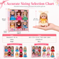 🎉 50% OFF! 🎀 Fixed-Pose Princess Doll Set – Soft Rooted Hair & Pastel Bow Outfit, Pocket-Size for Dollhouse Play ✨