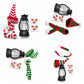 🏆Christmas Specials🎄Mini Christmas Snowman Lantern Portable Night Light with Hat and Scarf for