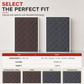 Thickened Magnetic Thermal Insulated Door Curtain Windproof and Soundproof Oxford Cloth Cotton Door Screen for Winter