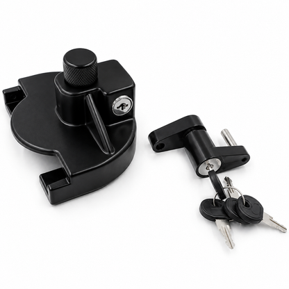 Heavy Duty Trailer Hitch Coupler Lock Anti Theft Towing Lock for 2 Inch and 2-5/16 Inch Couplers