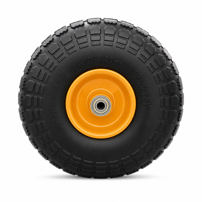 350-4 Solid Polyurethane Foam Wheel 1 Piece Replacement Tire for Hand Trucks Garden Carts and Warehouse Trolleys