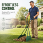 Manual Garden Leaf Rake with Long Handle
