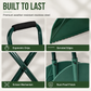 Manual Garden Leaf Rake with Long Handle