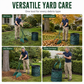 Manual Garden Leaf Rake with Long Handle