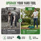 Manual Garden Leaf Rake with Long Handle