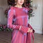 💃Glitzernde Weihnachten✨Glitzerglasur-Satin-Kleid