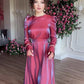 💃Glitzernde Weihnachten✨Glitzerglasur-Satin-Kleid