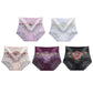 High-waisted panties in high-quality embroidered lace